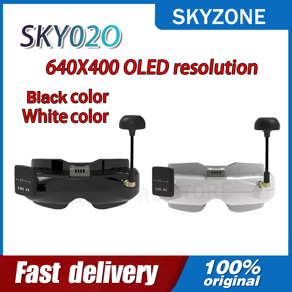 Fpv Drone Battery - Lunettes FPV SKYZONE SKY02O OLED 5.8GHz