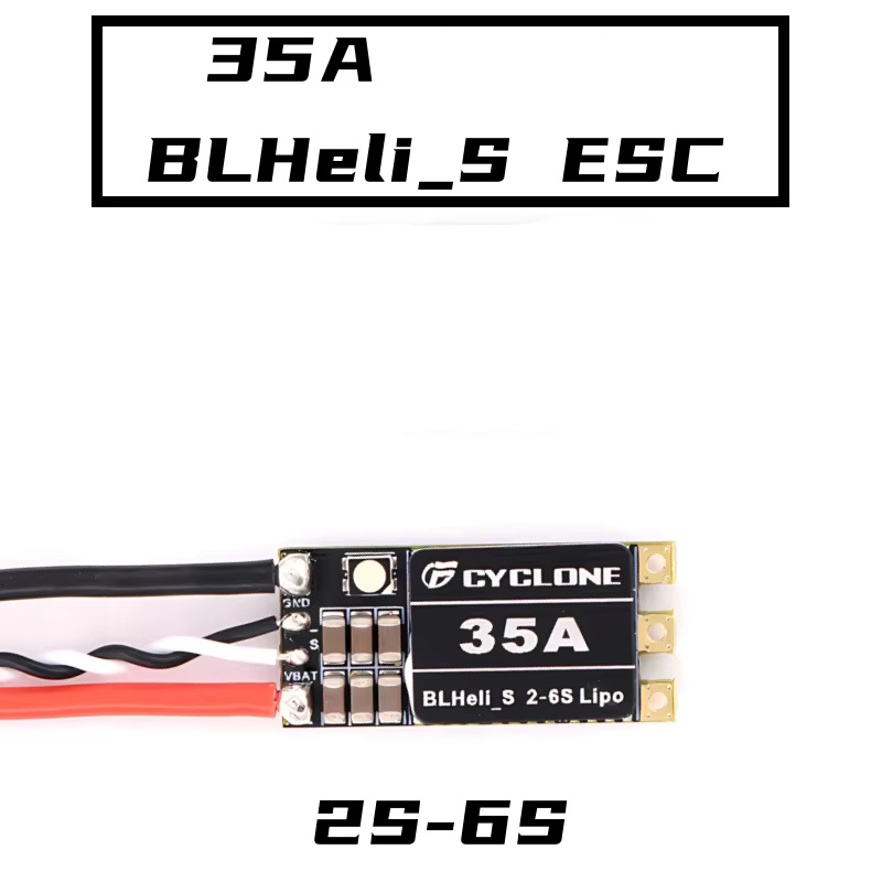 Fpv Drone Quadcopter - Cyclone 35A BLHeli_S ESC - Support