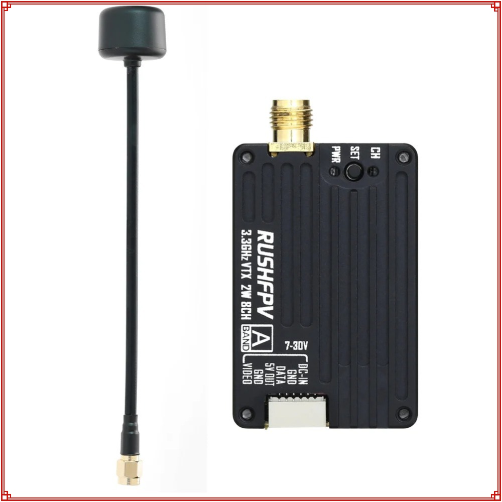 Nouveau 2026 RUSHFPV 3.3G 2W V - Fpv Drone Receiver avis et prix