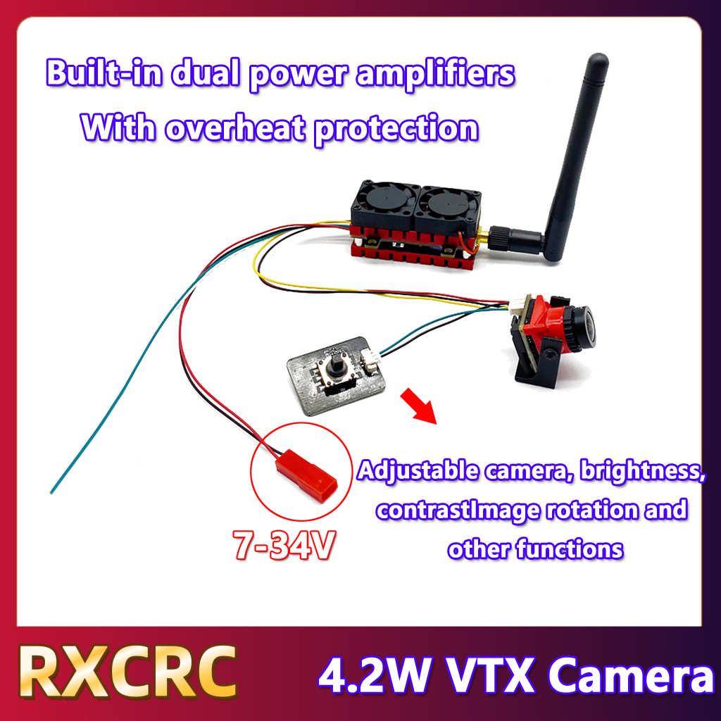 RXCRC 5.8G 48CH 4.2W transmett - Fpv Drone Receiver avis et prix