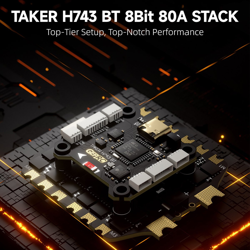 GEPRC TAKER H743 BT 8Bit 80A S - Fpv Drone Esc avis et prix