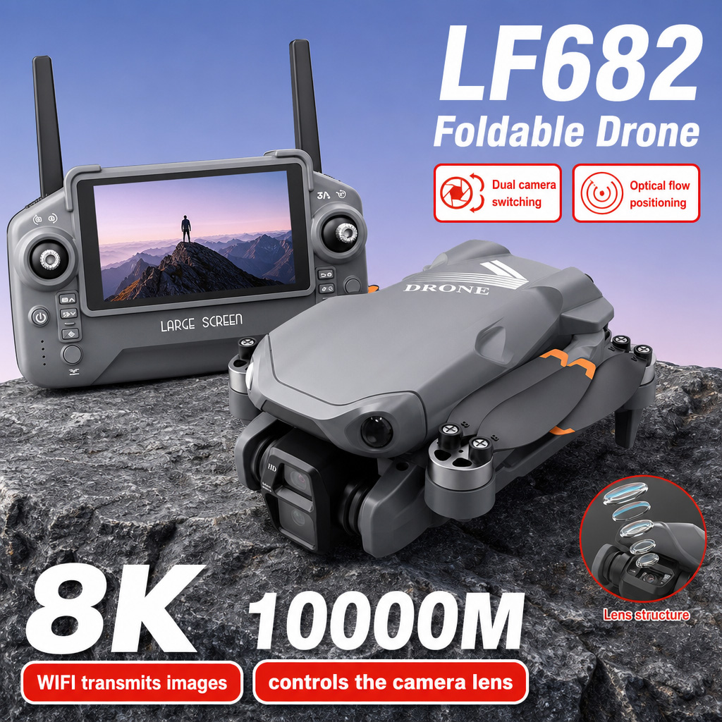 Drone photo aérien LF682 8K HD - Fpv Drone Charger avis et prix