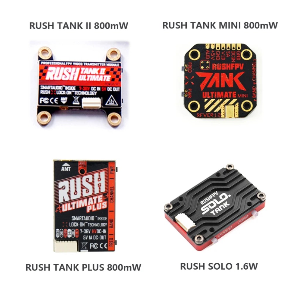 Émetteur vidéo RUSH TANK Ultim - Fpv Drone Receiver avis et prix