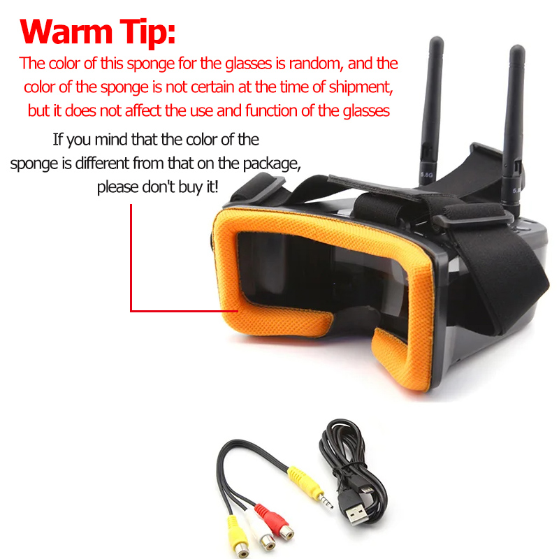 VR009 lunettes vidéo FPV 3 pou - Fpv Drone Antenna avis et prix